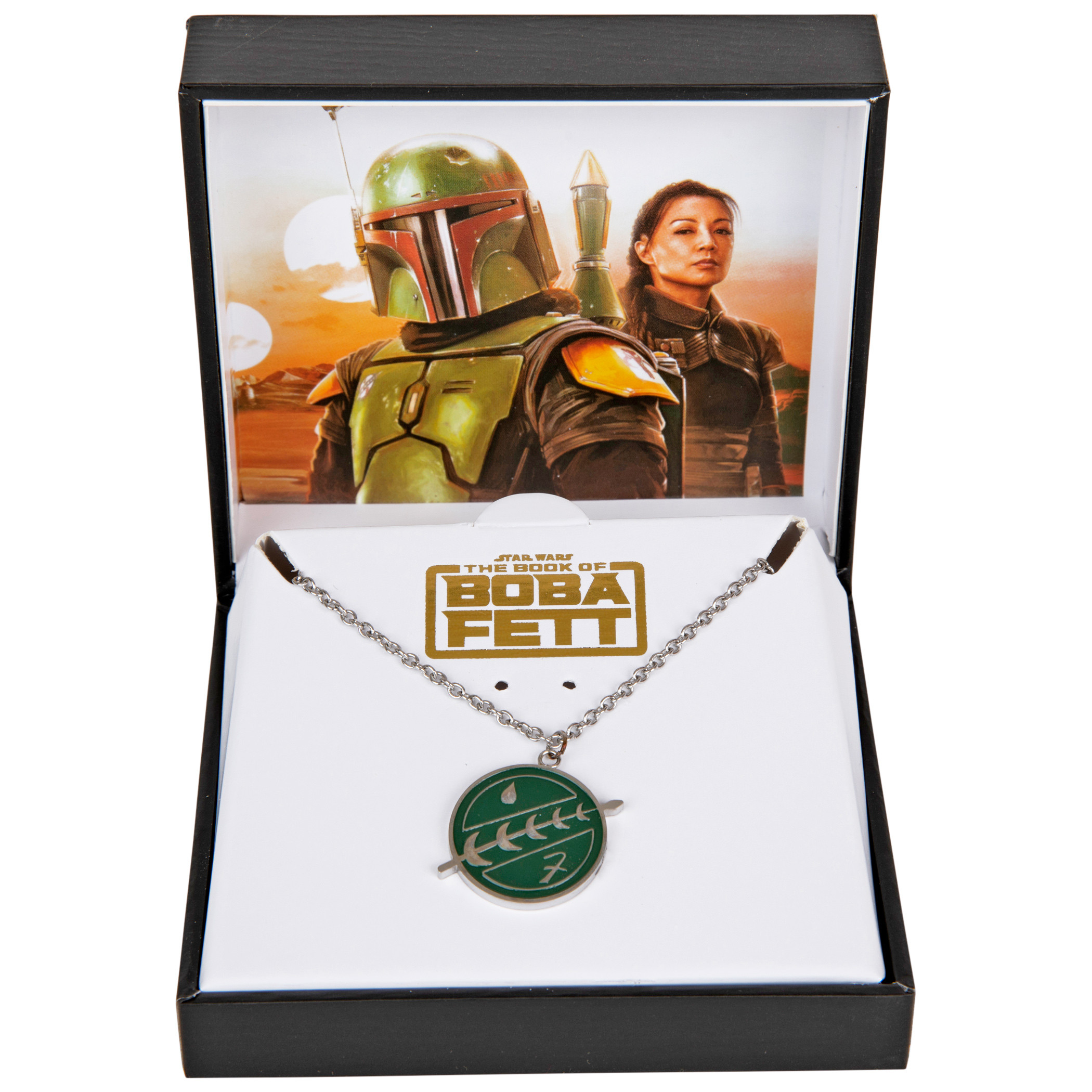 Star Wars Boba Fett Crest Insigma Pendant Necklace